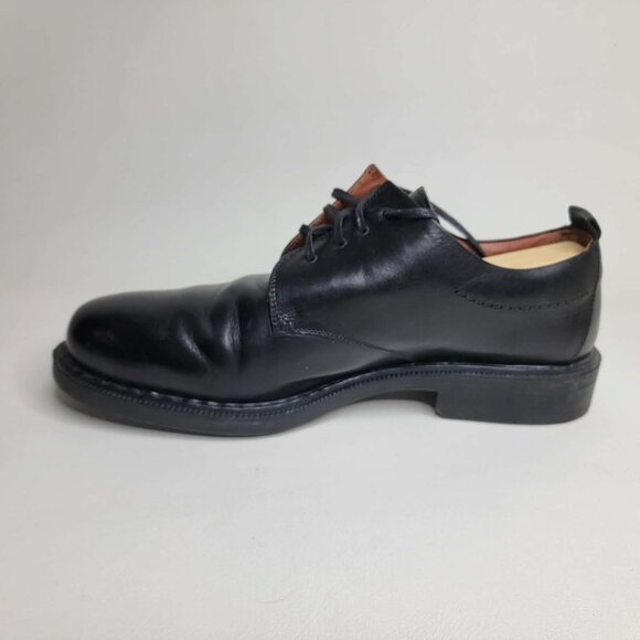 Johnson and Murphy Passport Men\'s Black Leather Shoes Size 11.5 M Made in Italy main image 5